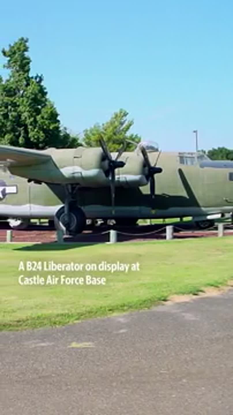 What happened to a B-24 that crashed in Fresno County during WWII?