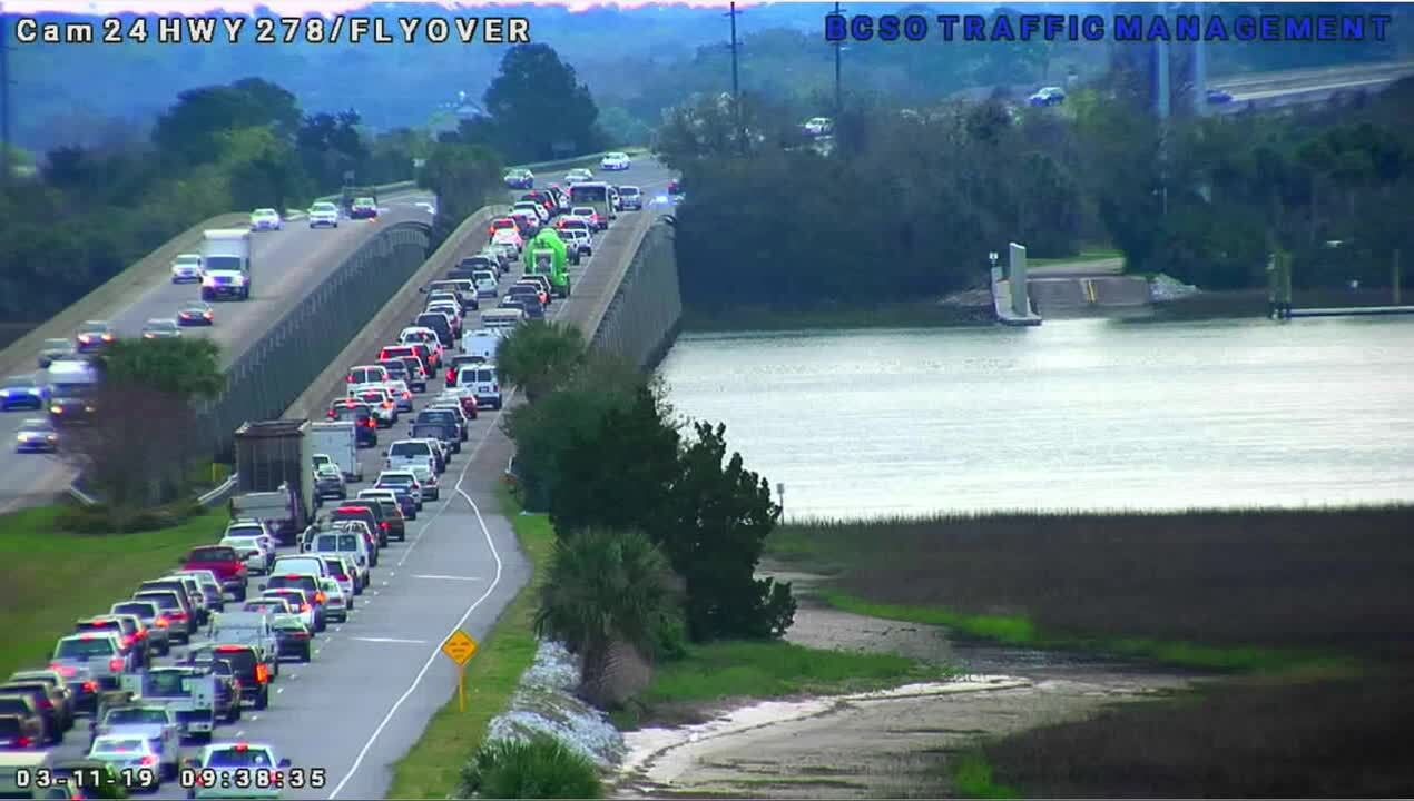Driver cited in crash that caused delays to Hilton Head this morning, officials say