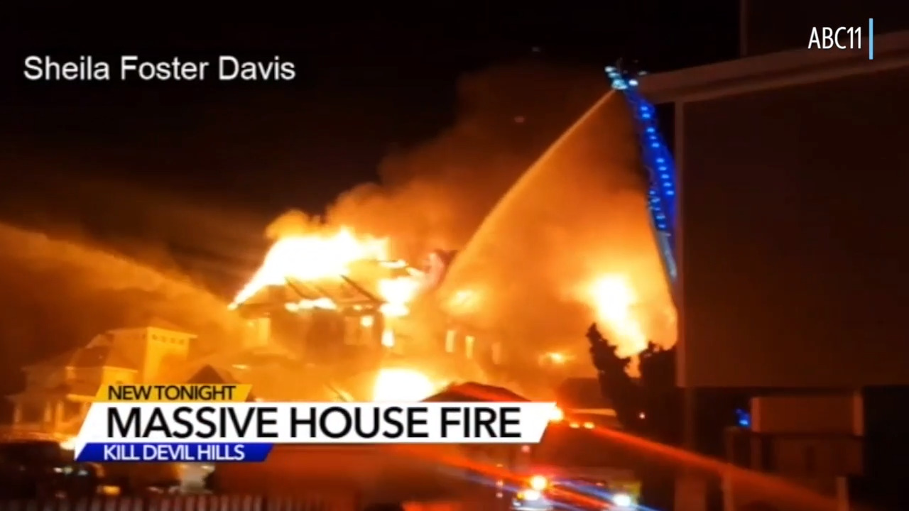 Huge fire displaces more than 70 people in Kill Devil Hills | Charlotte ...