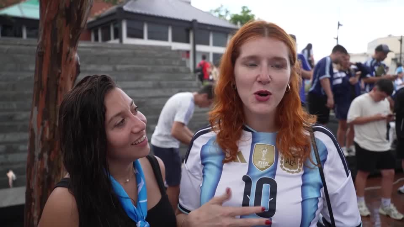 Argentina fans optimistic ahead of England semi-final