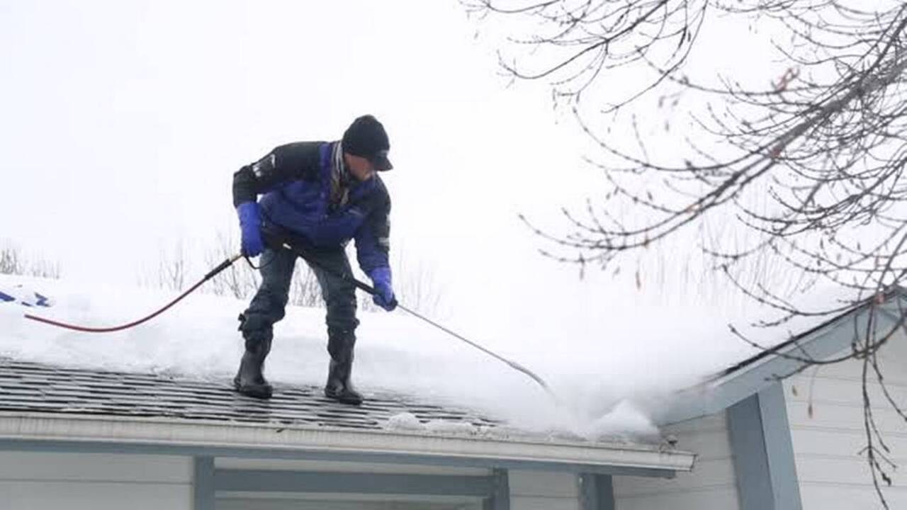 When it's cold outside, but warm inside, ice dams cause roof damage