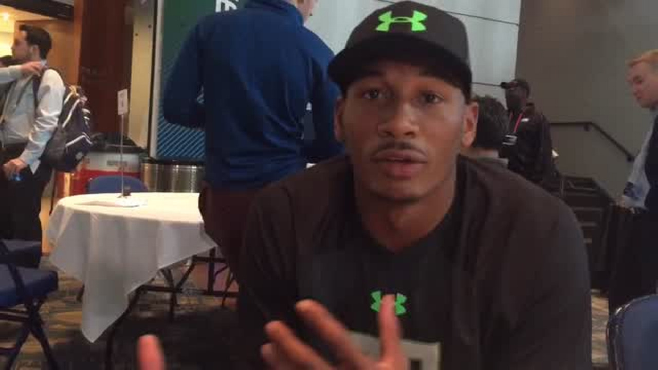 NFL combine: WR Charone Peake on benefits of being a Clemson WR
