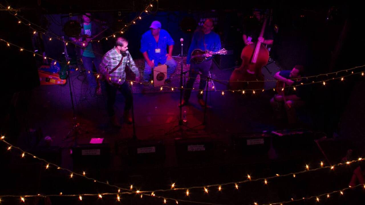Rex McGee at the Pour House during the IBMA Bluegrass Ramble