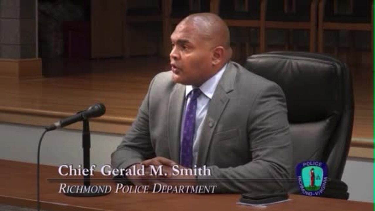 Richmond Police Chief Gerald Smith on why he went to Richmond (Video ...