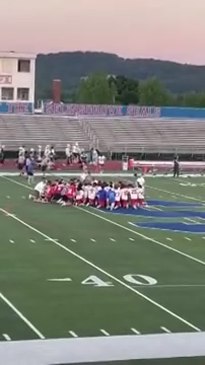 Watch: Central PA lacrosse teams join Bellefonte in moving tribute to teammate who died