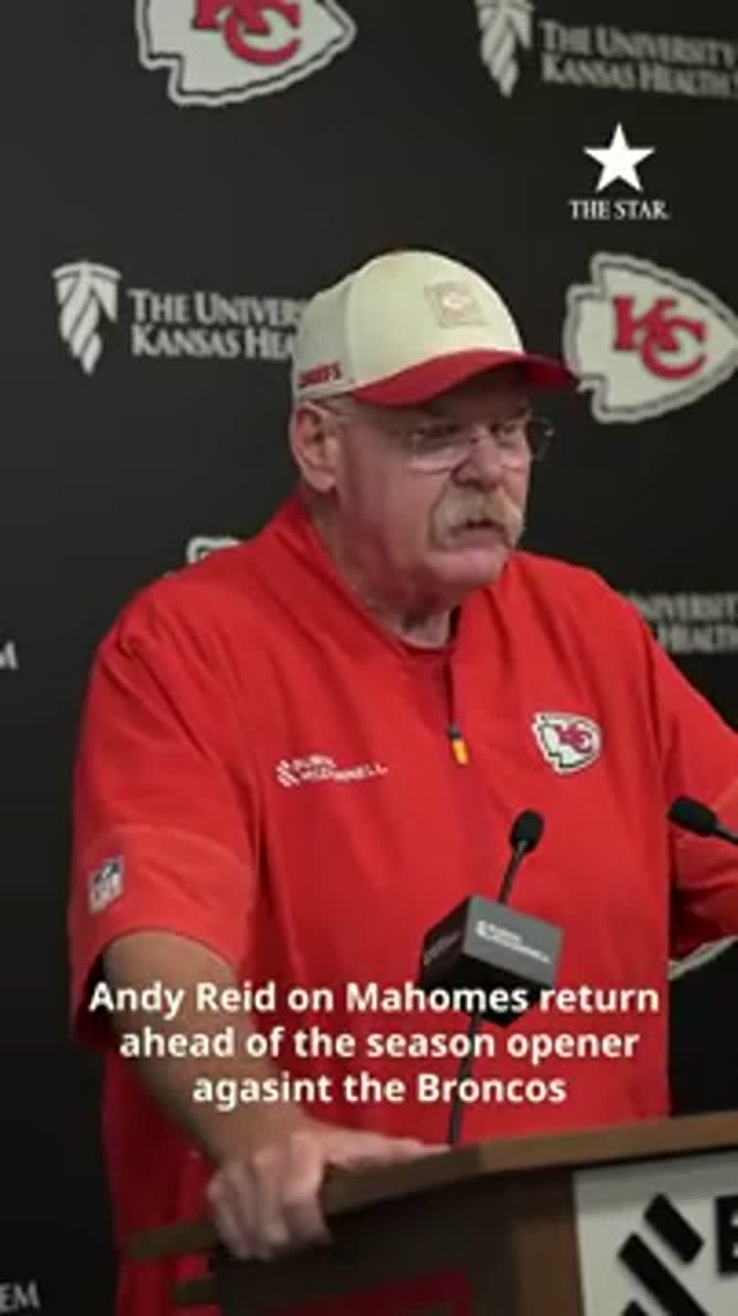 Andy Reid thinks Patrick Mahomes will be fired up in Chiefs' Week 1