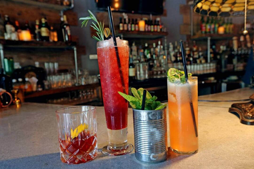 Bartender mix off at the Bitter Truth in Midtown