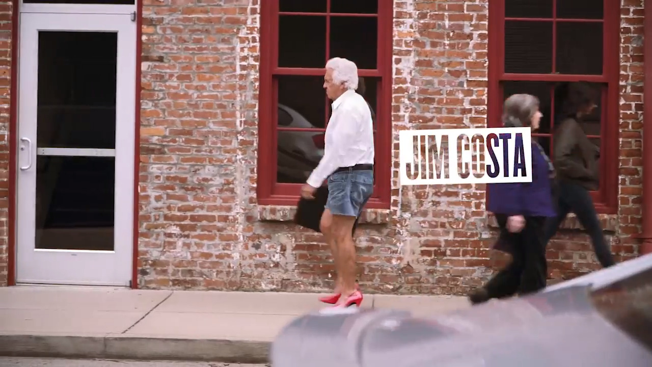 Heng ad accuses Jim Costa of walking in Nancy Pelosi’s shoes, depicts him in red heels