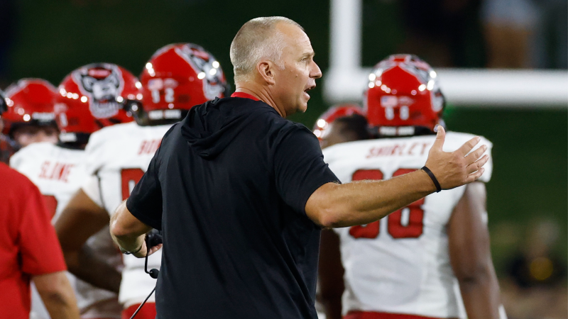 NC State coach Doeren does not think the targeting call was a good call
