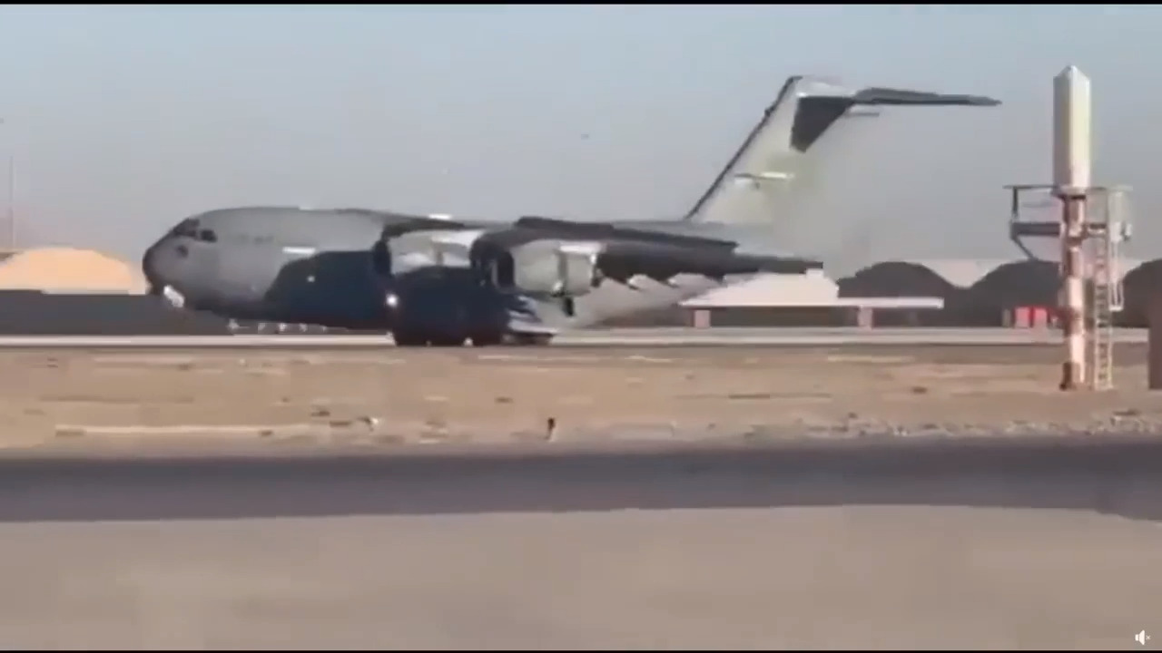 McChord C-17 makes amazing gear-up emergency landing in Kandahar, Afghanistan