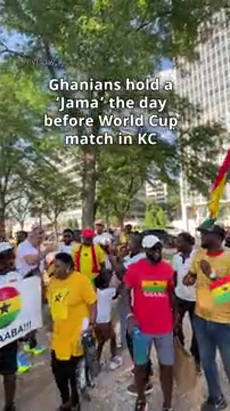 Black Star fans bring Jama tradition to World Cup in KC ahead of Ghana game