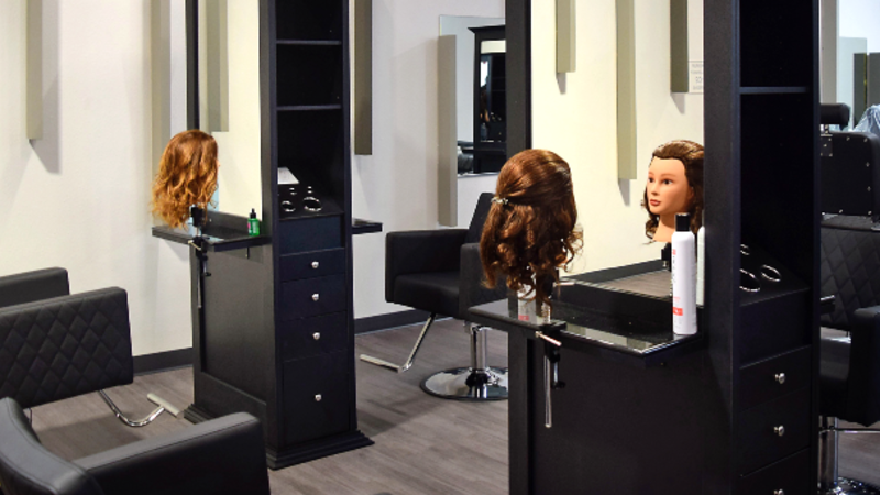 Look inside the Patterson High barbering and cosmetology facility