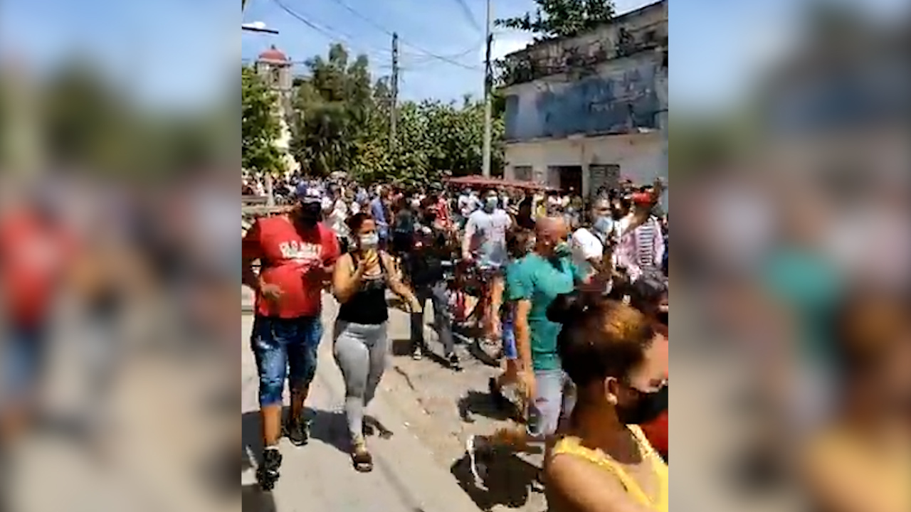 Cuba leader denies repression, says blackouts, U.S. embargo led to massive protests