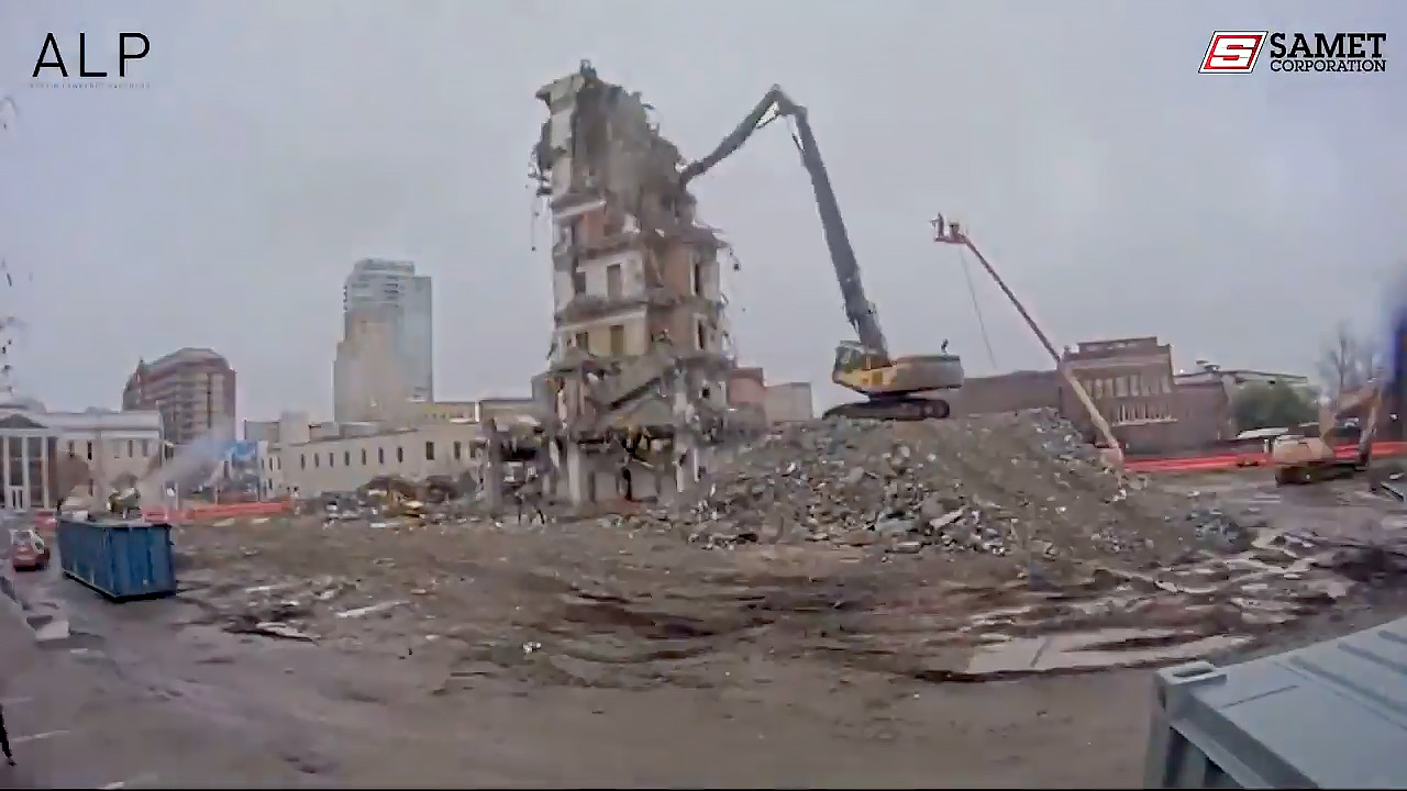 Watch a time-lapse as Durham landmark is demolished