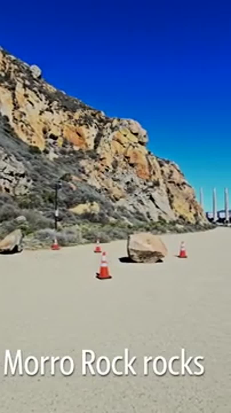 Boulders tumble off Morro Rock onto trail below. What happened?