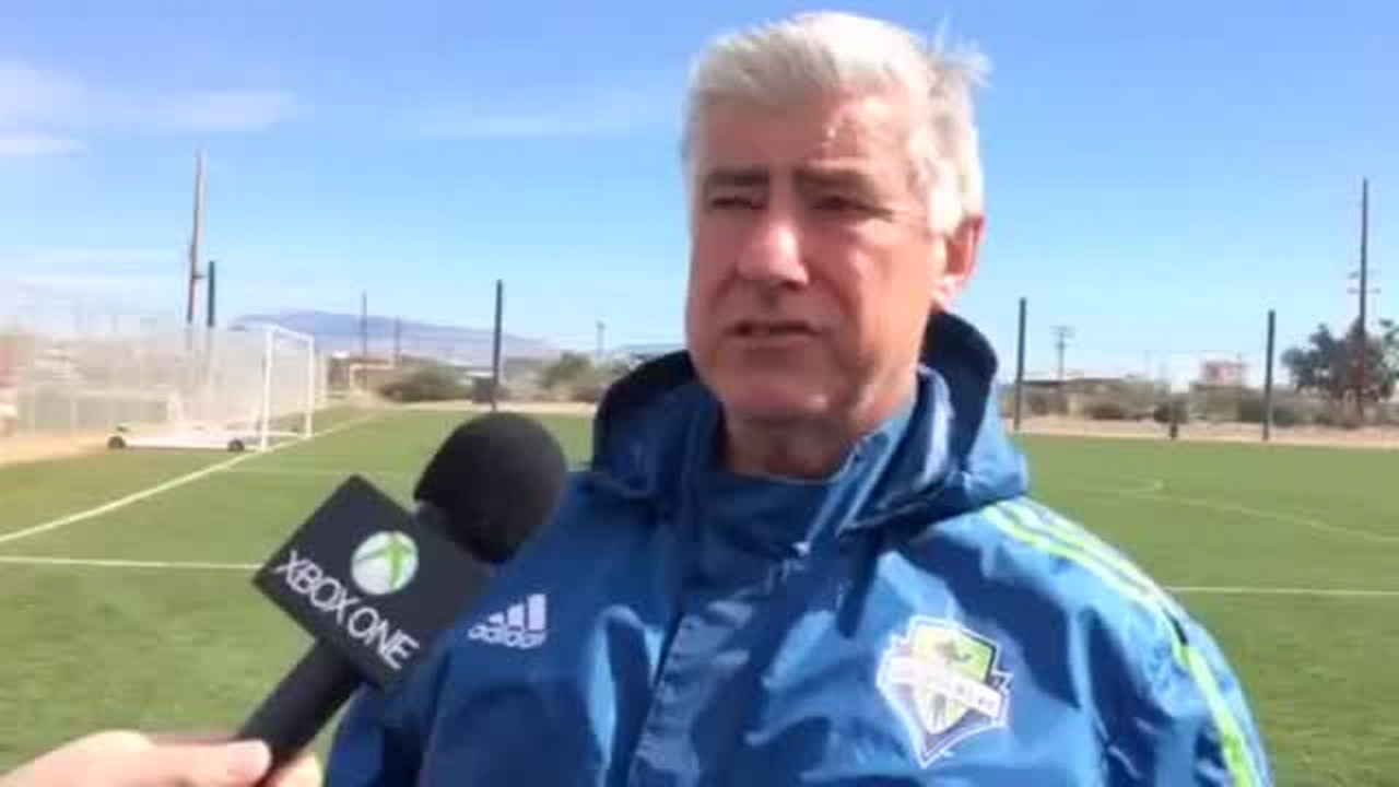 VIDEO: Schmid gives Sounders training update