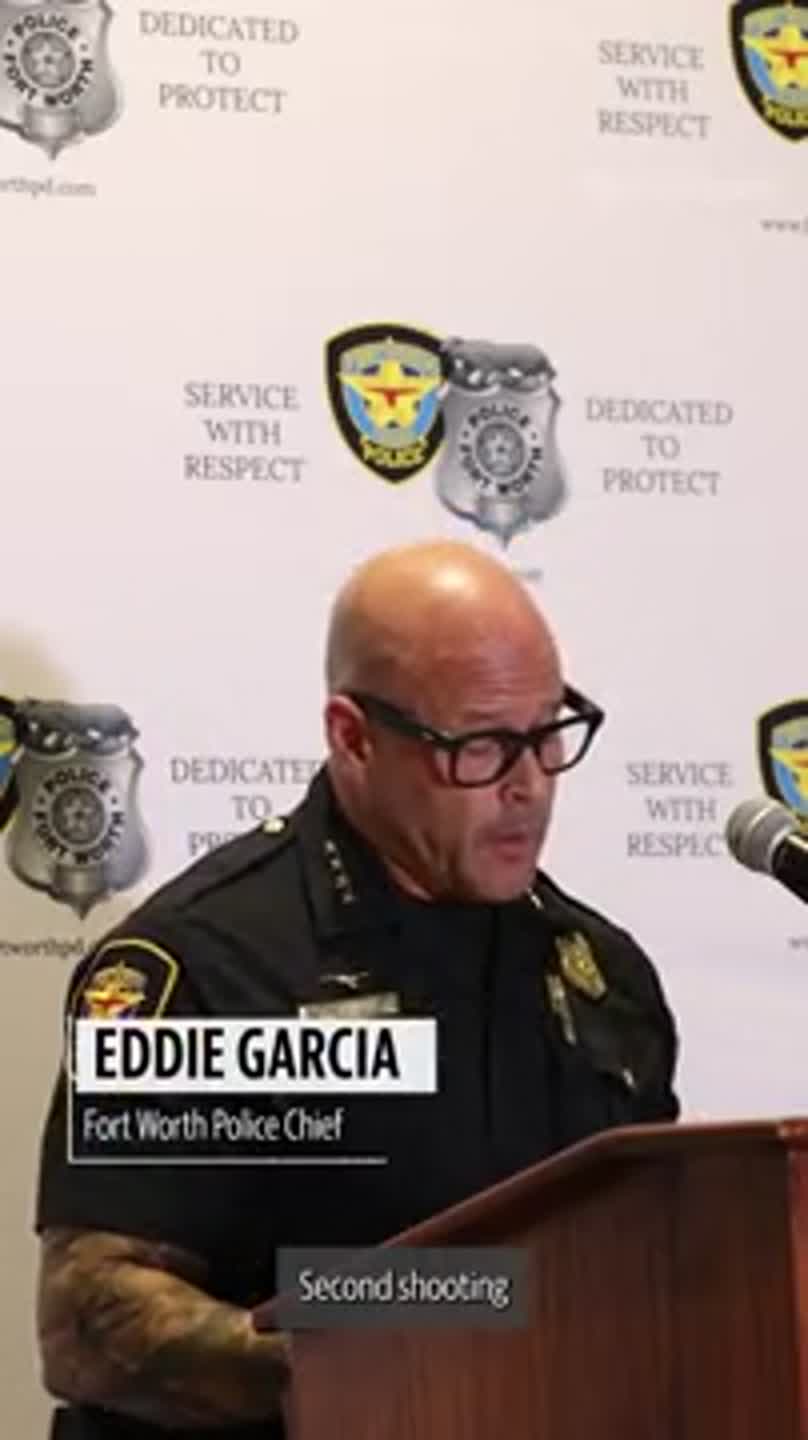 Fort Worth police chief talks about fatal shooting of man armed with knives