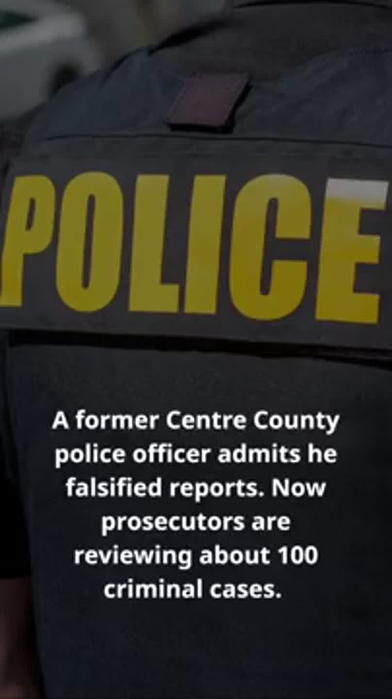 Former Centre County police officer's cases being reviewed