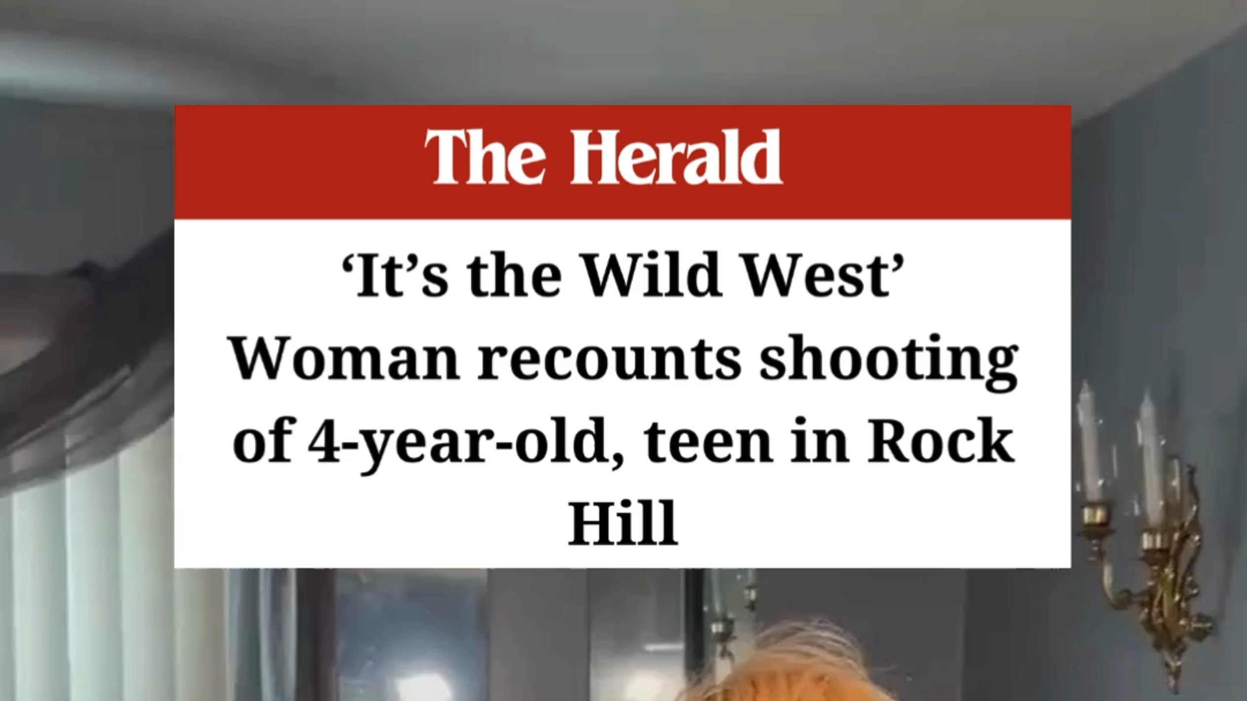 Woman recounts shooting of Rock Hill teen, 4-year-old