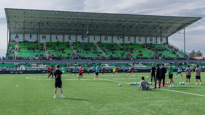 Fans get first look at AC Boise's stadium, pitch and players