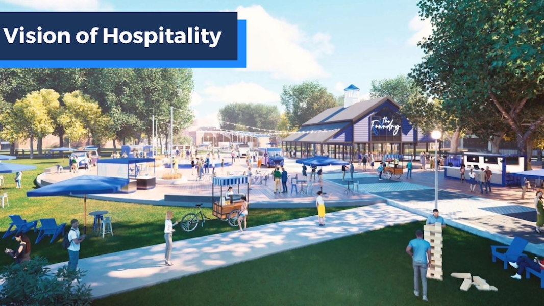 See early renderings of planned new UK dining hall