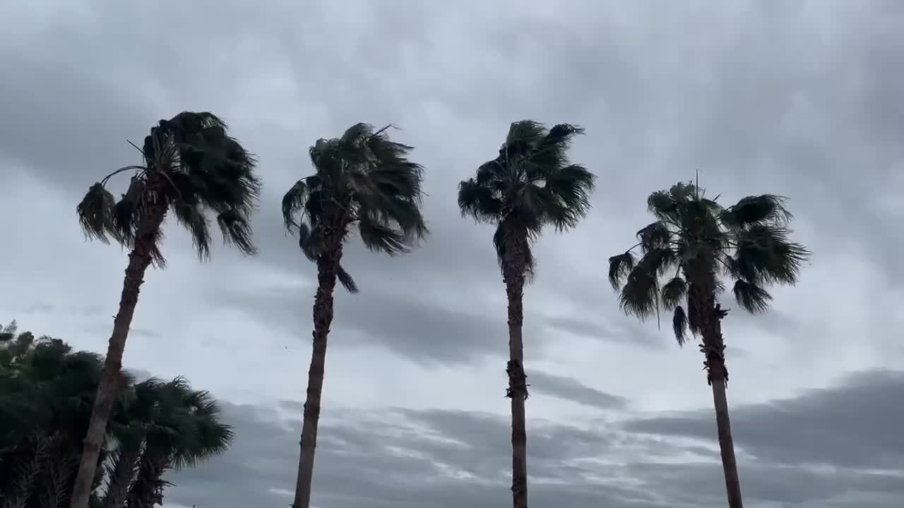 Tropical storm Ian’s winds arriving in Beaufort SC