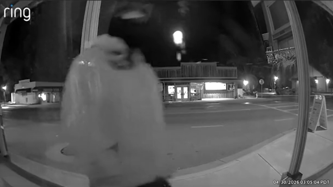 Masked burglar caught on camera in Templeton