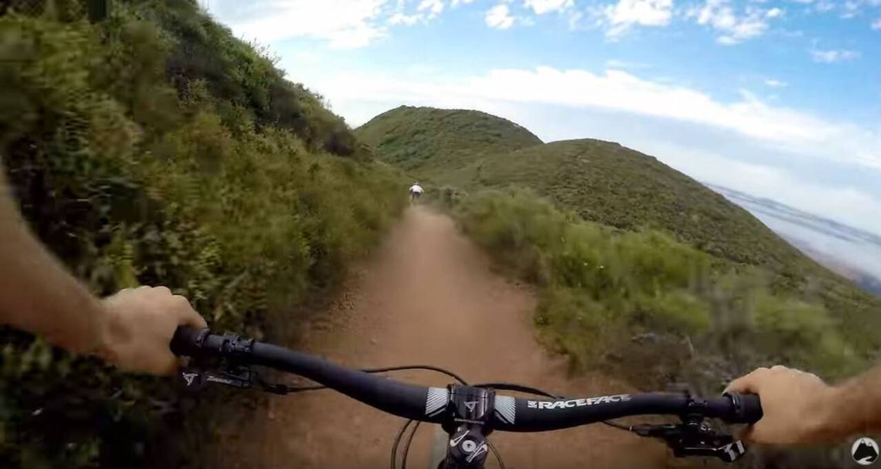 Take a mountain bike ride down 2,624-foot Cerro Alto