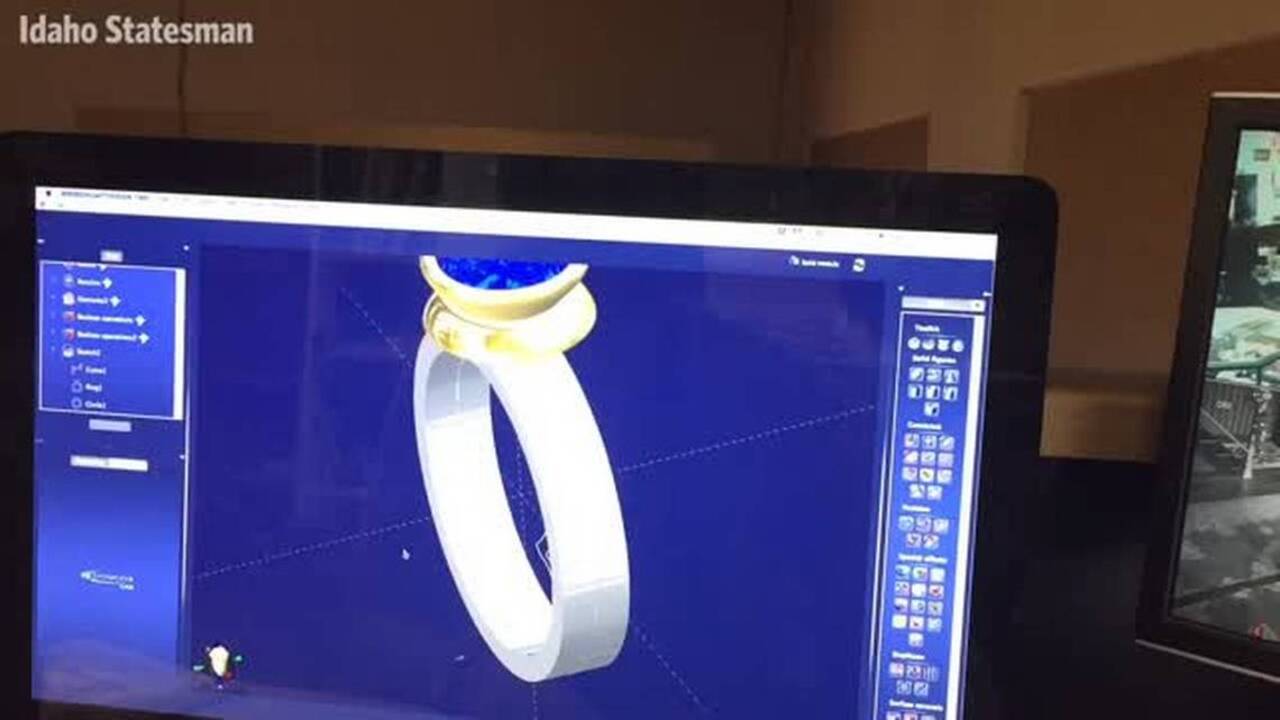 The Art of Jewelry: See how Boise jeweler Philip Portsche uses computer wizardry to create a sapphire ring