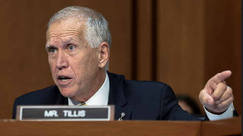 NC’s Tillis at Blanche hearing: Democrats should 'look in the mirror' before they criticize Trump