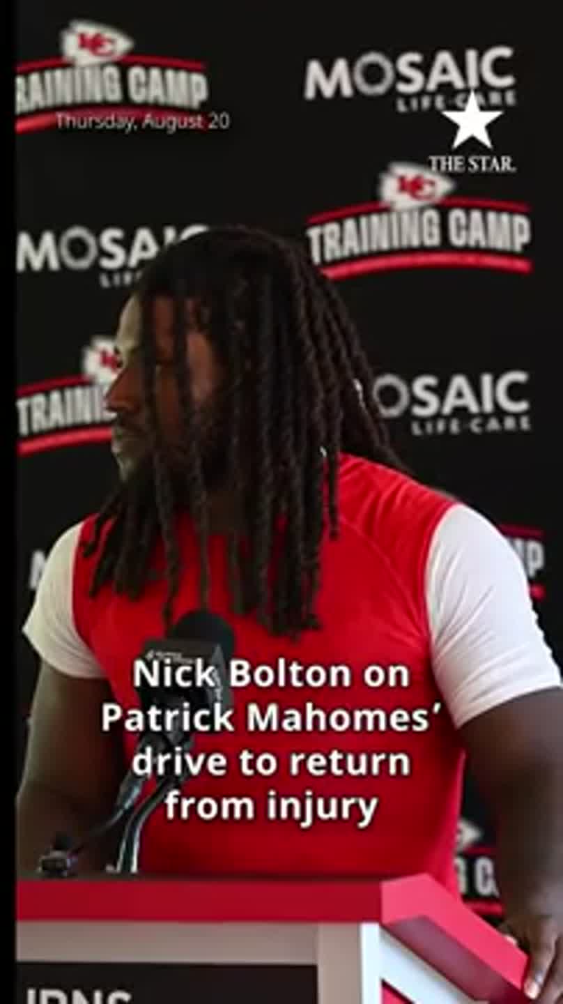 Nick Bolton on Patrick Mahomes' drive to return from injury