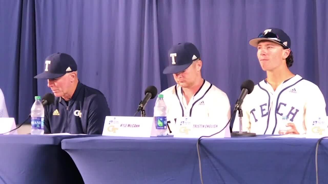 Georgia Tech head coach praises team for battling through season, NCAA regional after loss to Auburn