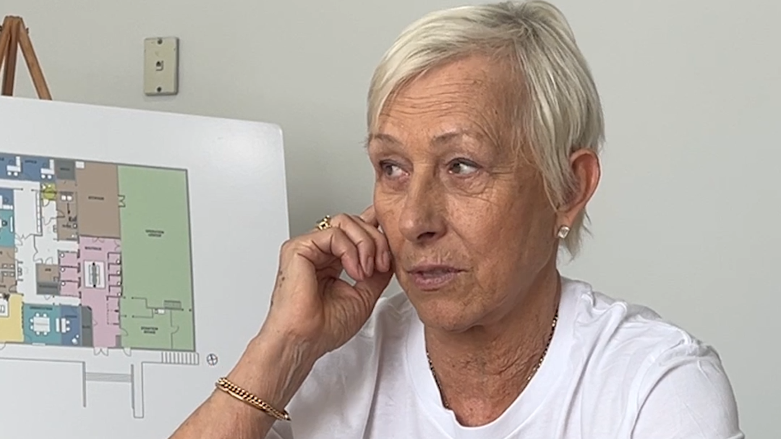 Tennis great Martina Navratilova