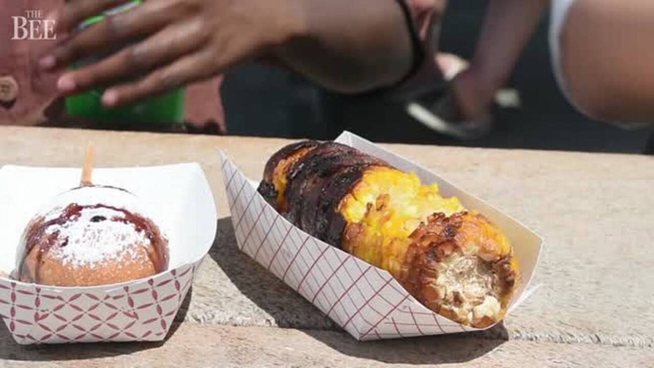 Deep fried peanut butter cups? We taste-test offbeat eats at the State Fair