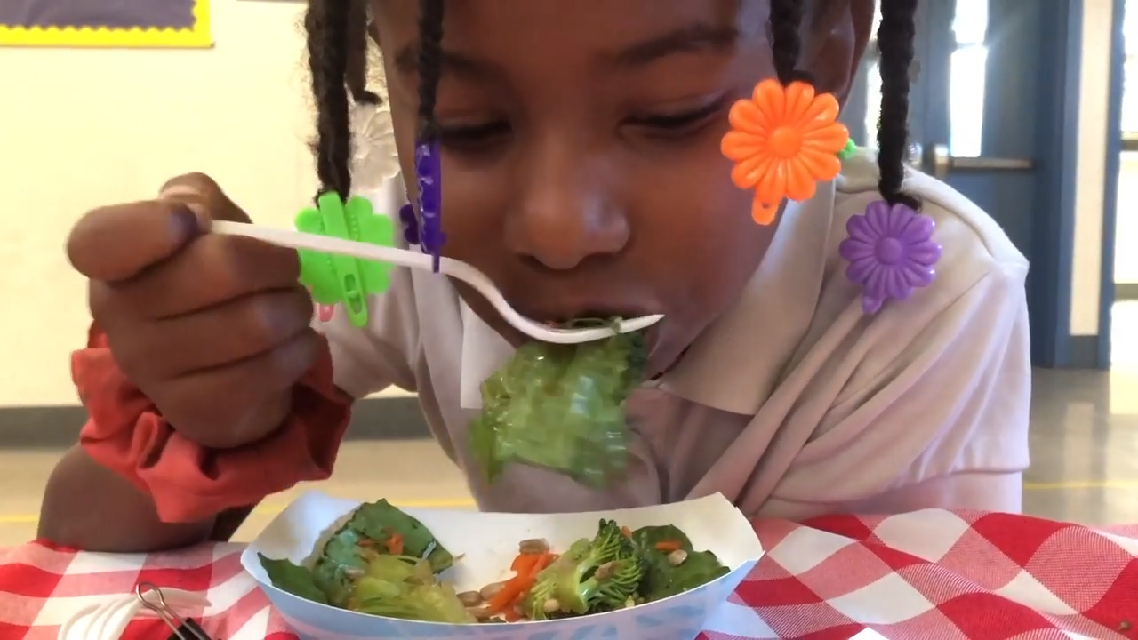 Start kids eating healthy now. How? Let them learn to grow, harvest and cook.