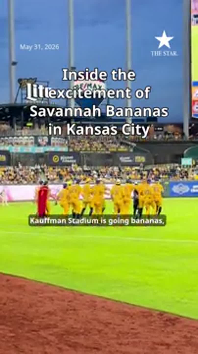 Go inside the Savannah Bananas' return to Kauffman Stadium