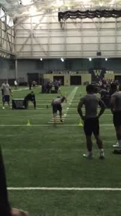 VIDEO: WR John Ross III runs 40-yard dash at 2016 Husky combine