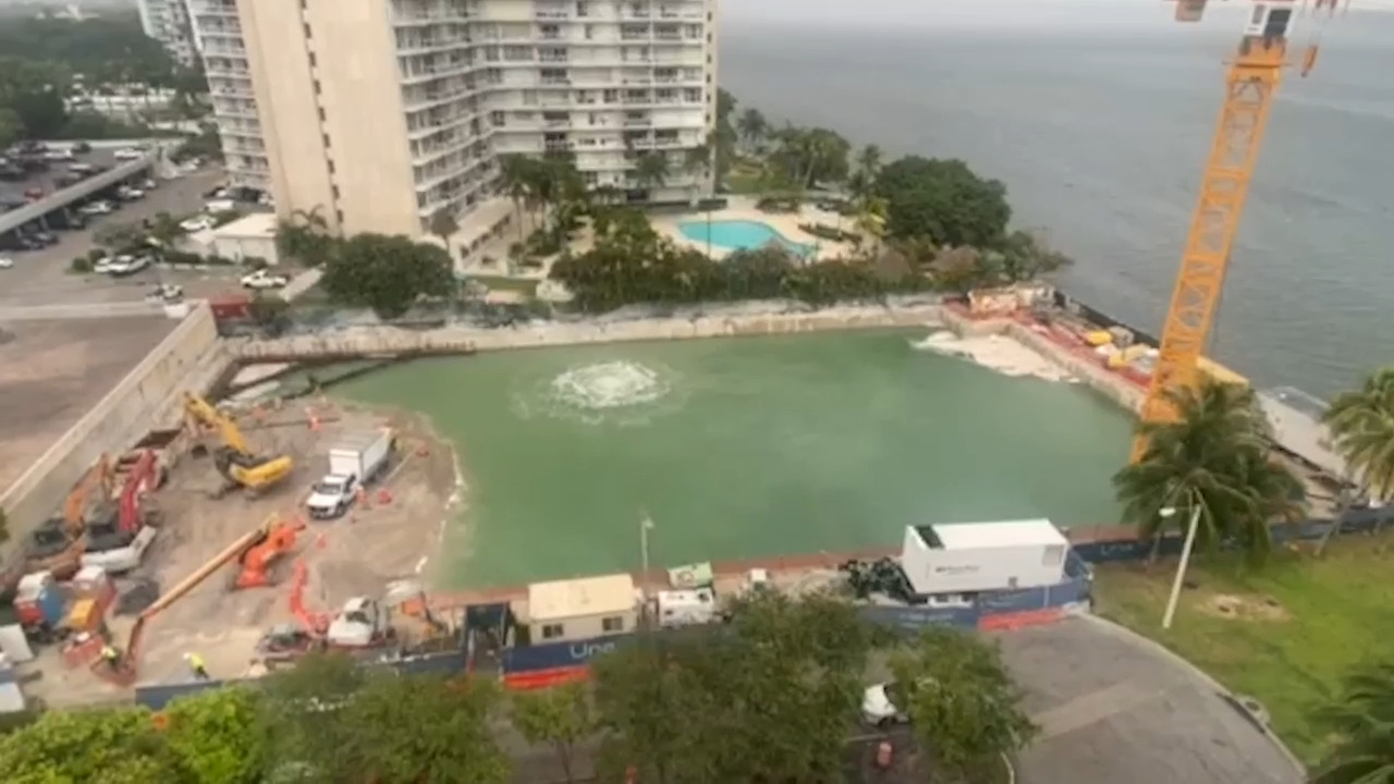 Miami will pause Brickell condo’s construction after flooding in underground garage