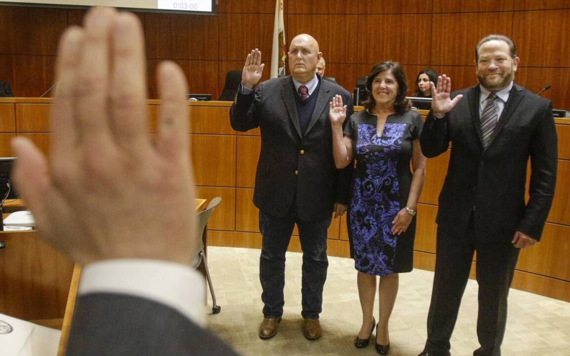 New SLO County Board of Supervisors sworn in (Video) | San Luis Obispo ...
