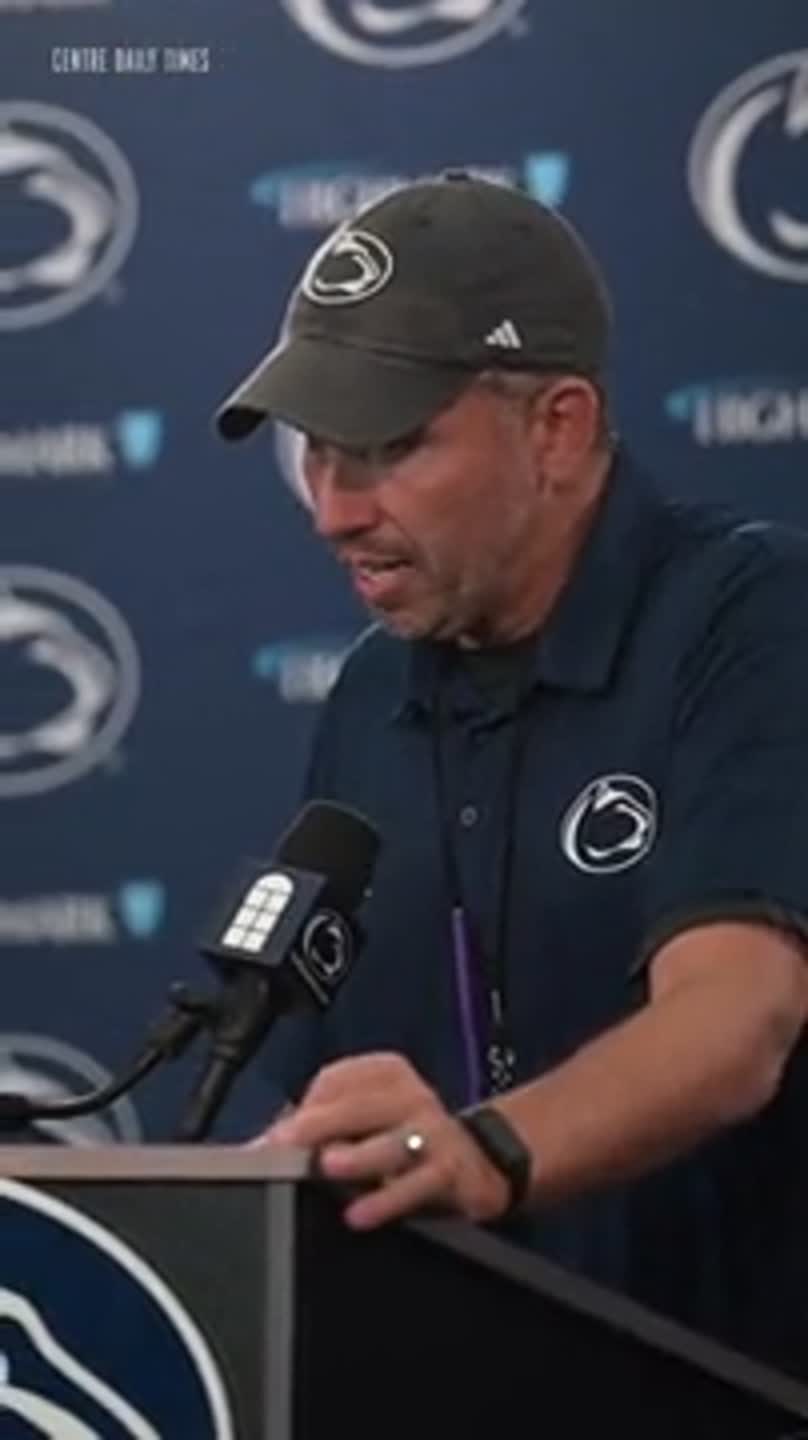 Penn State football's Matt Campbell talks about team after win vs. Buffalo