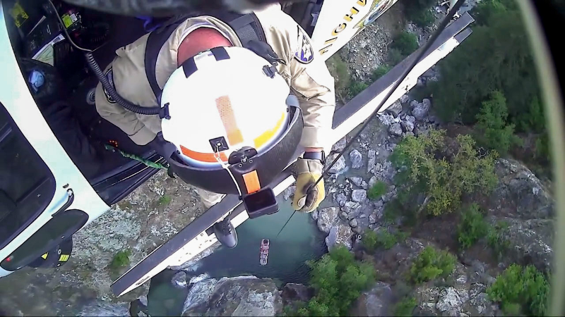 Person airlifted after tumbling down waterfall in Big Sur