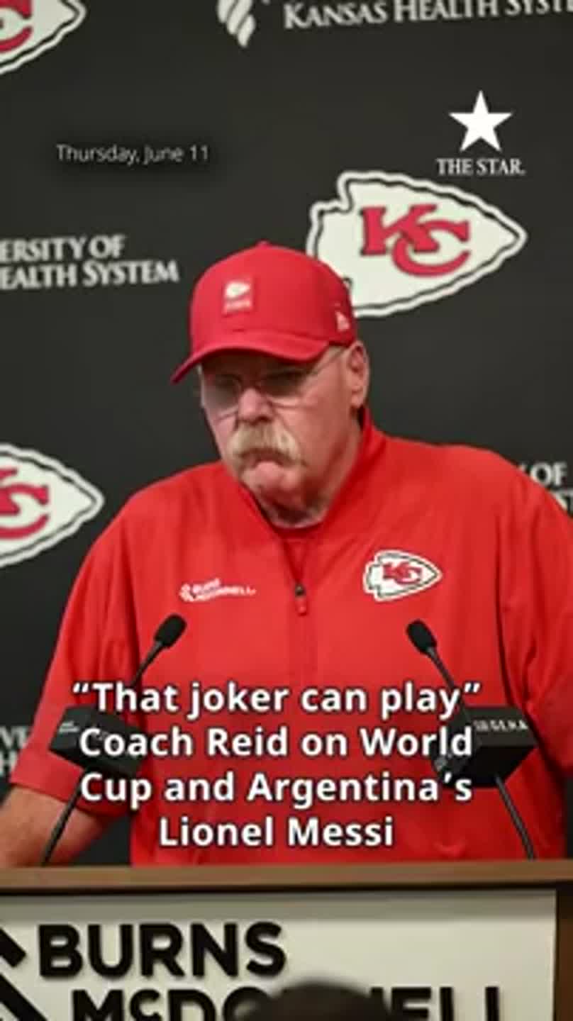 "That joker can play" Coach Reid on World Cup and Argentina's Lionel Messi