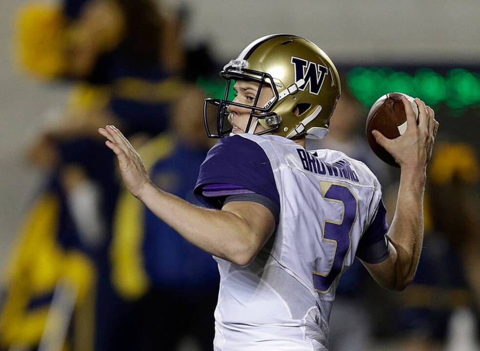 Huskies QB Jake Browning discusses 66-27 win at California