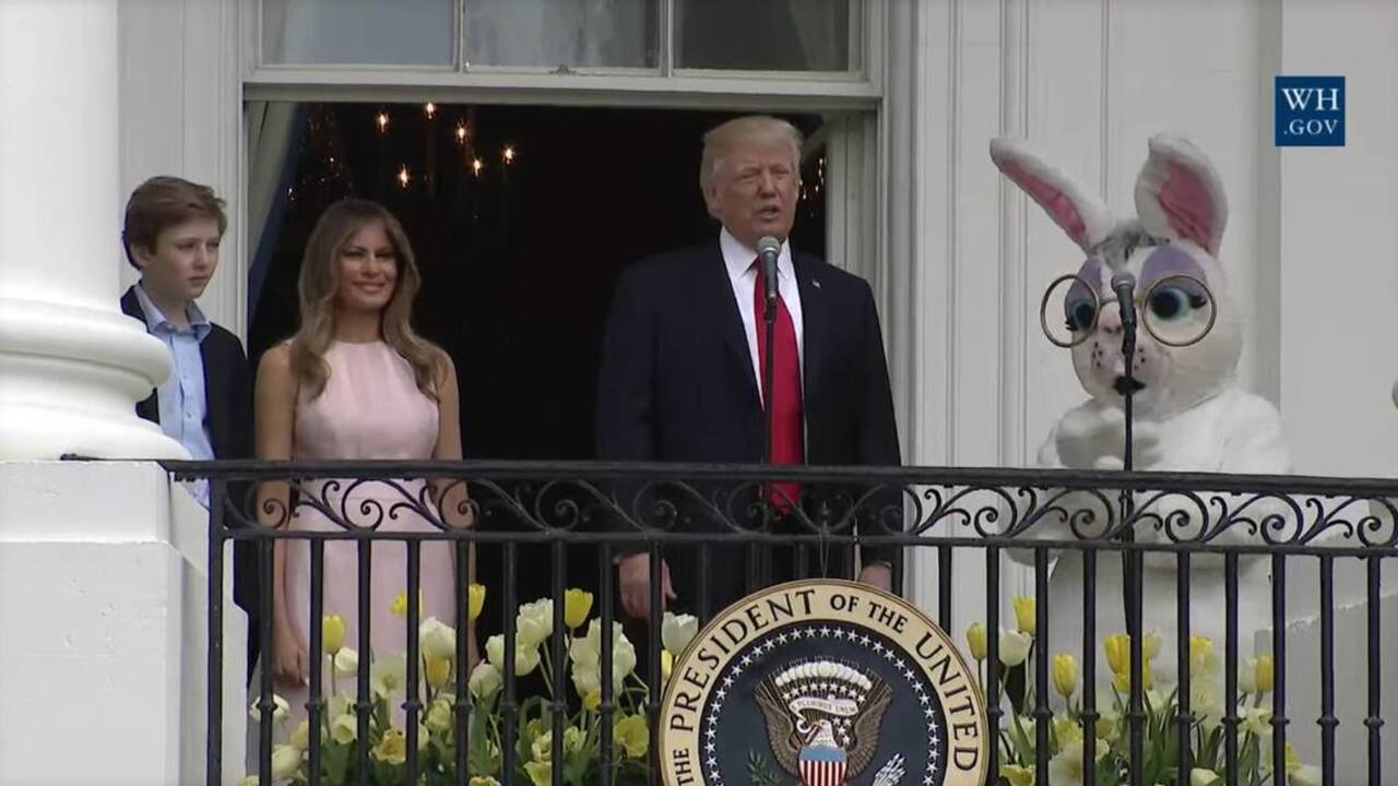 President Trump and First Lady kick off White House Easter Egg Roll