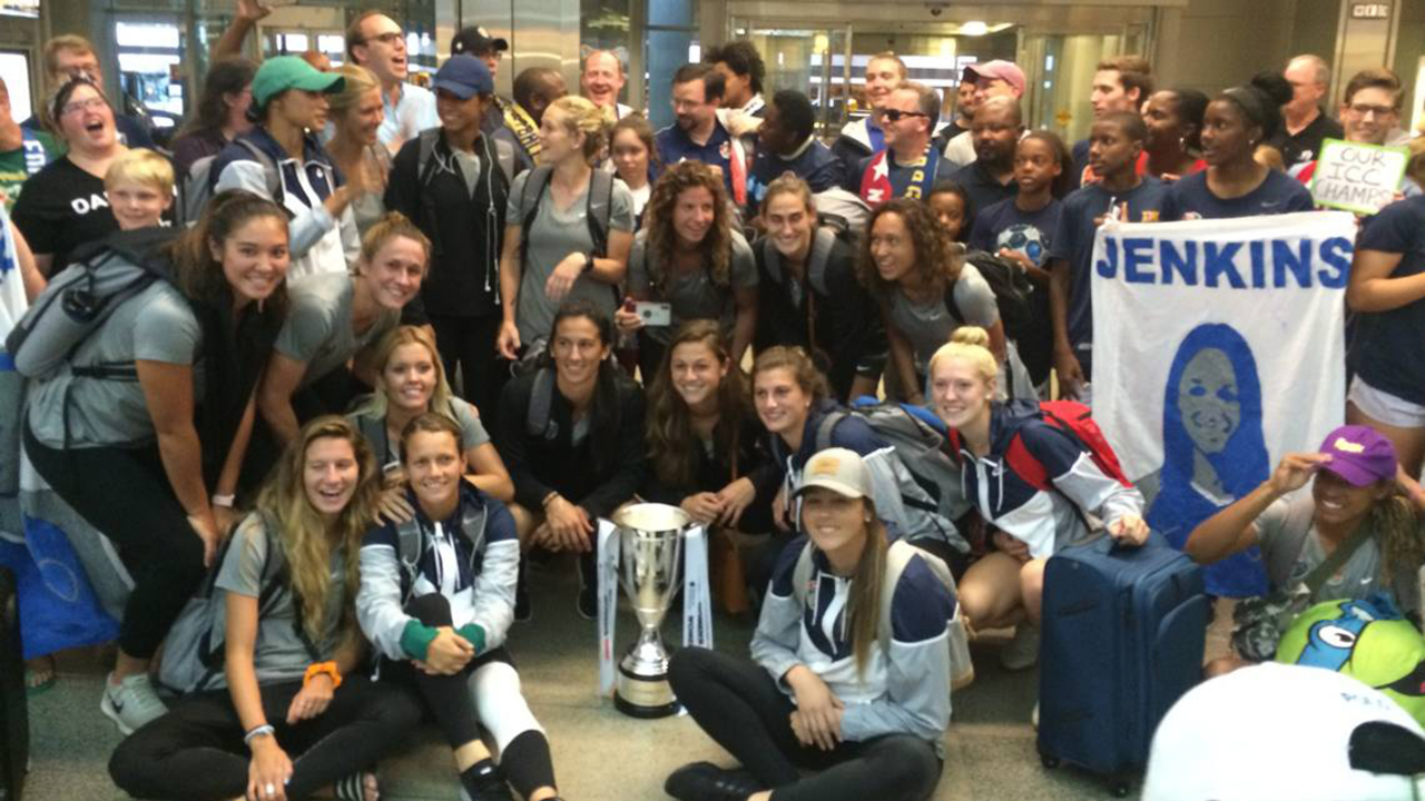 NC Courage returns to RDU with a trophy and a claim to world dominance