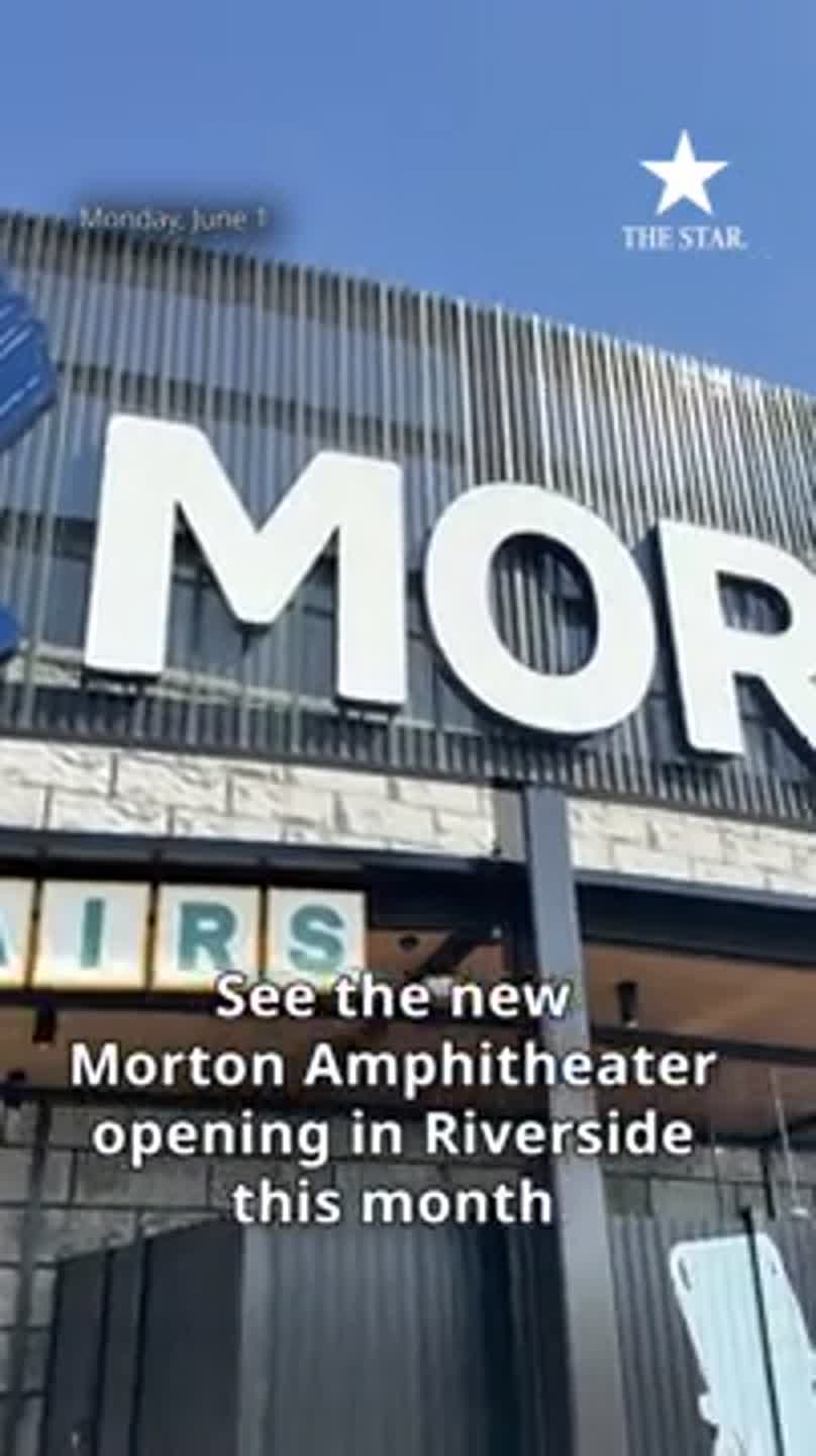 Get a sneak peek of the new Morton Amphitheater opening in Riverside this week