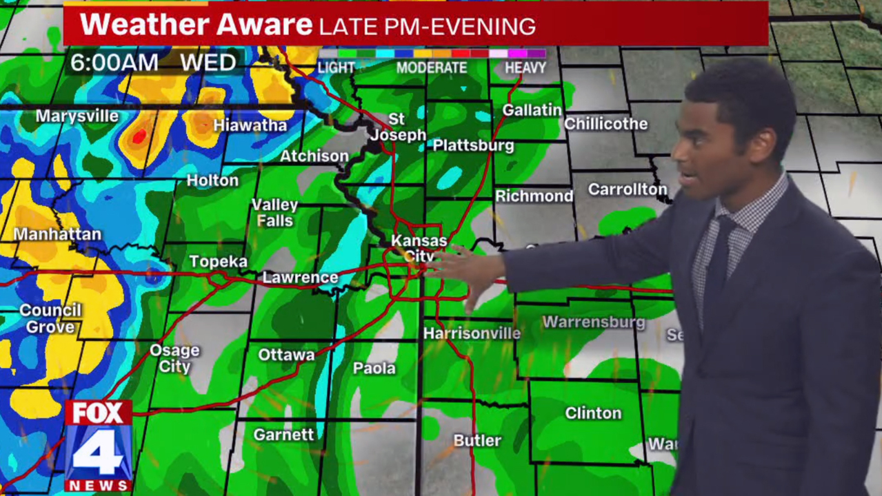 Rain, hail, gusty winds and tornadoes possible in Kansas City area ...