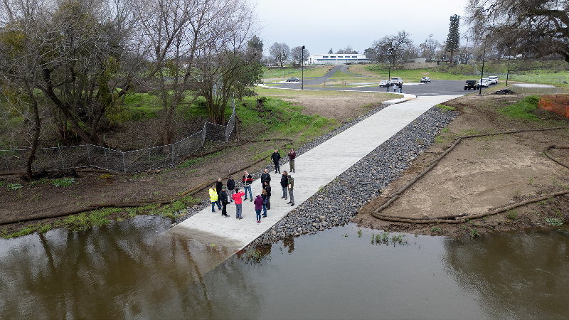 Boat ramp on Tuolumne River in Modesto, CA nears completion | Modesto Bee