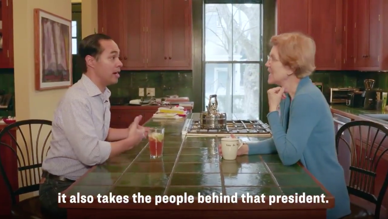 Julián Castro announces endorsement of Elizabeth Warren for 2020 Democratic nomination