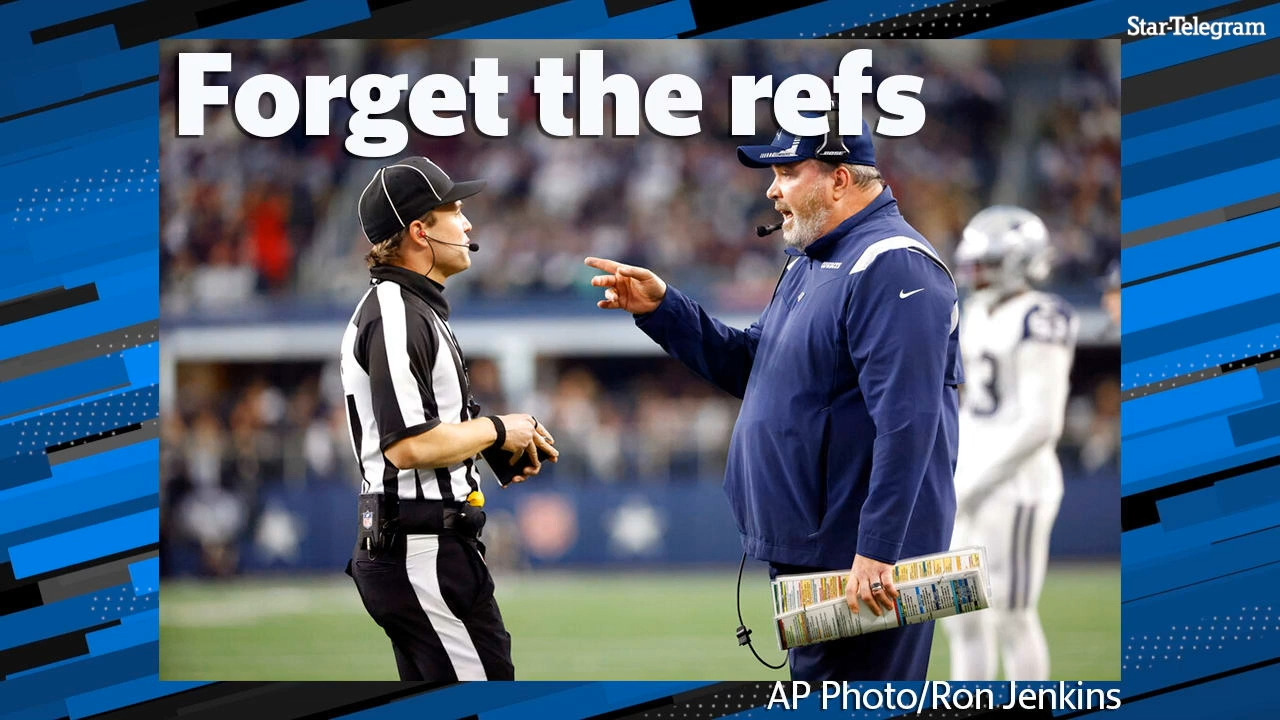 Dallas Cowboys need to forget the refs